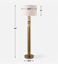 UTTERMOST, KNOX TRAVERTINE FLOOR LAMP, FLOOR LAMP