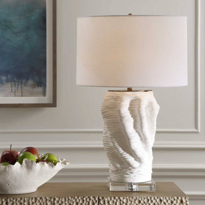 UTTERMOST, STRATIFIED TABLE LAMP, TABLE LAMPS