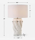 UTTERMOST, STRATIFIED TABLE LAMP, TABLE LAMPS