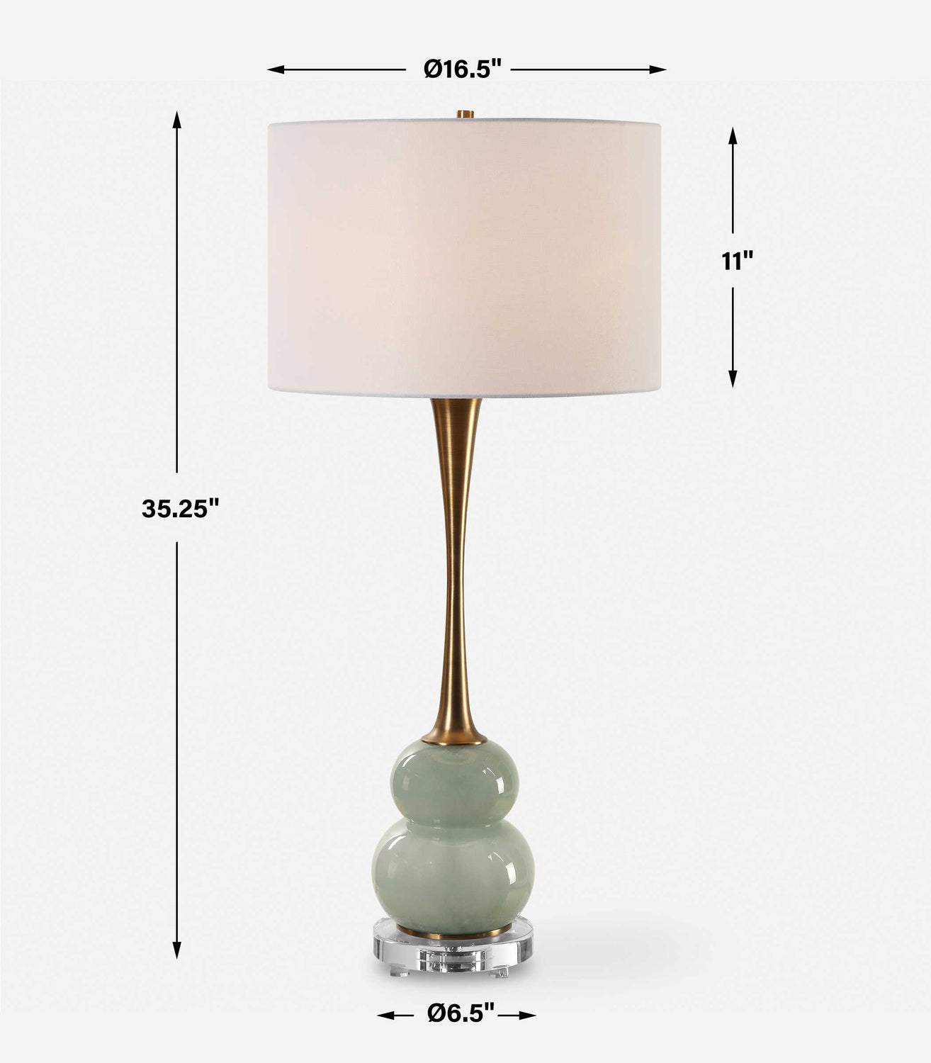 UTTERMOST, Sanctuary Table Lamp, TABLE LAMPS