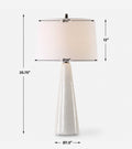 UTTERMOST, Loire Glaze Table Lamp, TABLE LAMPS