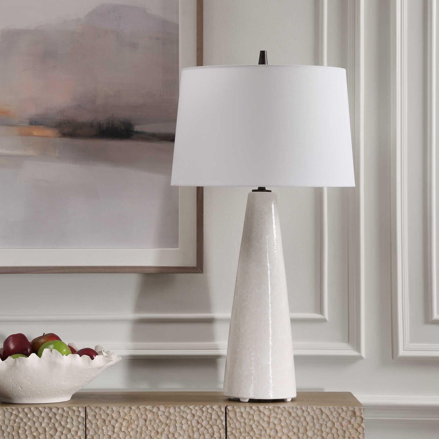 UTTERMOST, LOIRE GLAZE TABLE LAMP, TABLE LAMPS