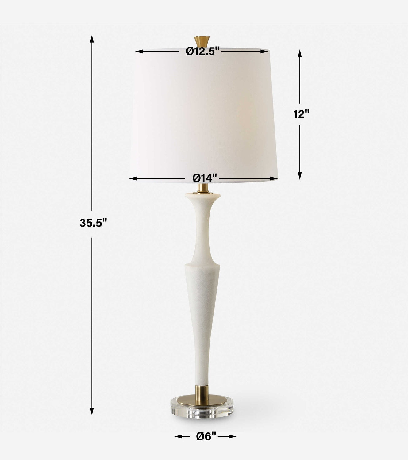 UTTERMOST, COLETTE TABLE LAMP, TABLE LAMPS