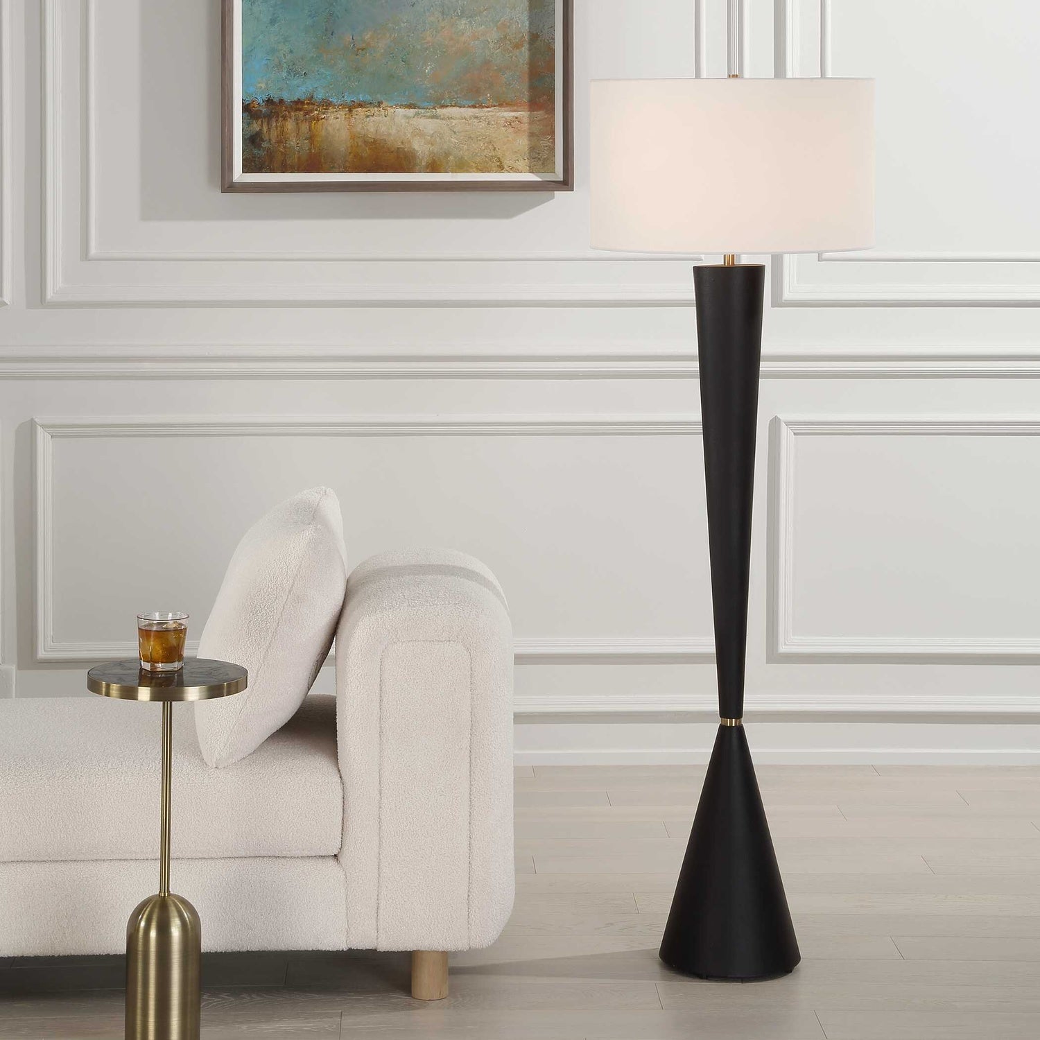 UTTERMOST, LAYLA TAPERED FLOOR LAMP, FLOOR LAMP