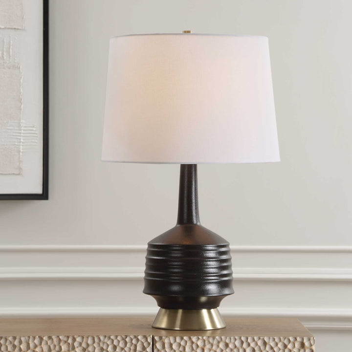 UTTERMOST, FOSTER GLAZE TABLE LAMP, TABLE LAMPS