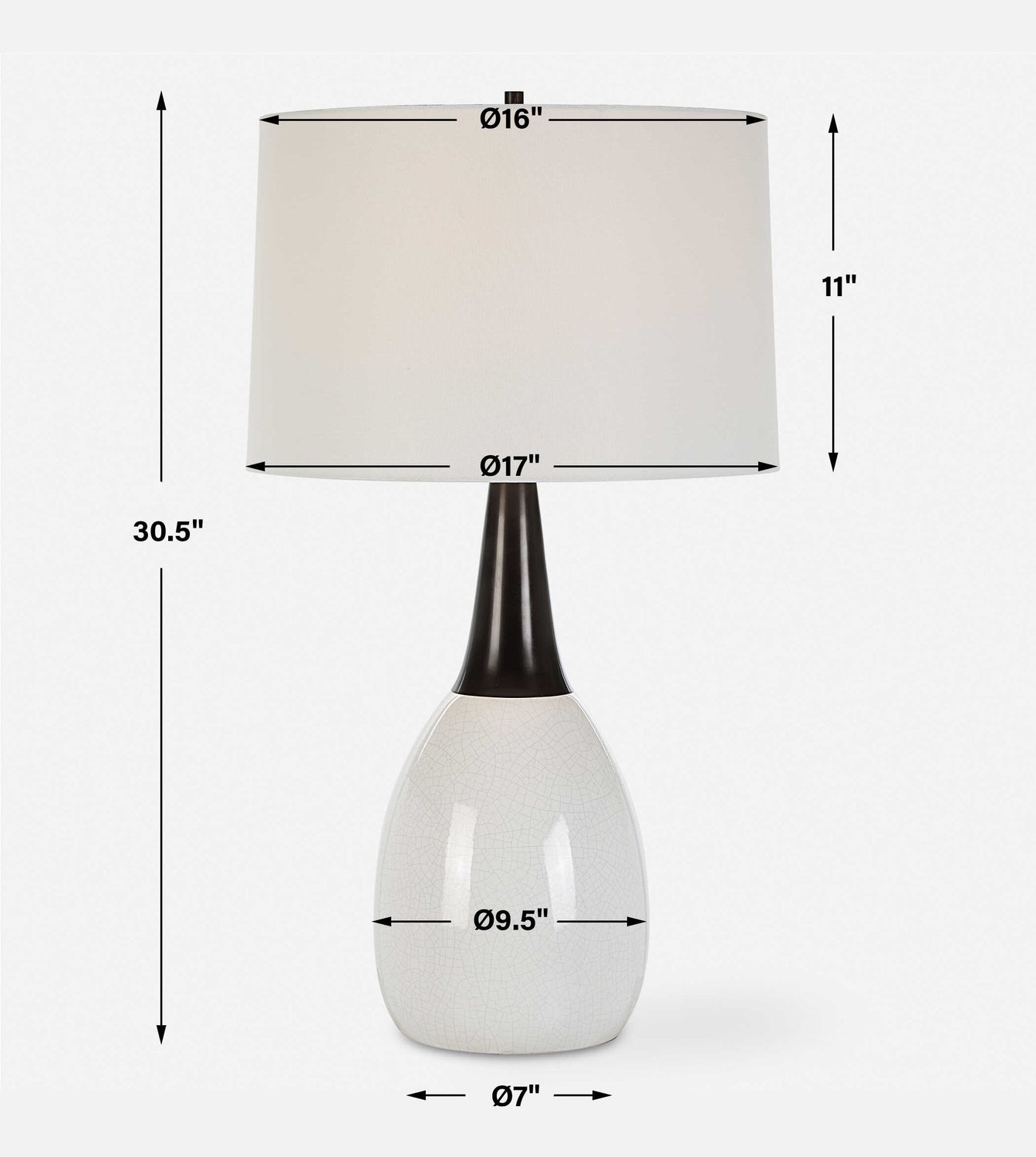 UTTERMOST, FRALIN TABLE LAMP, TABLE LAMPS