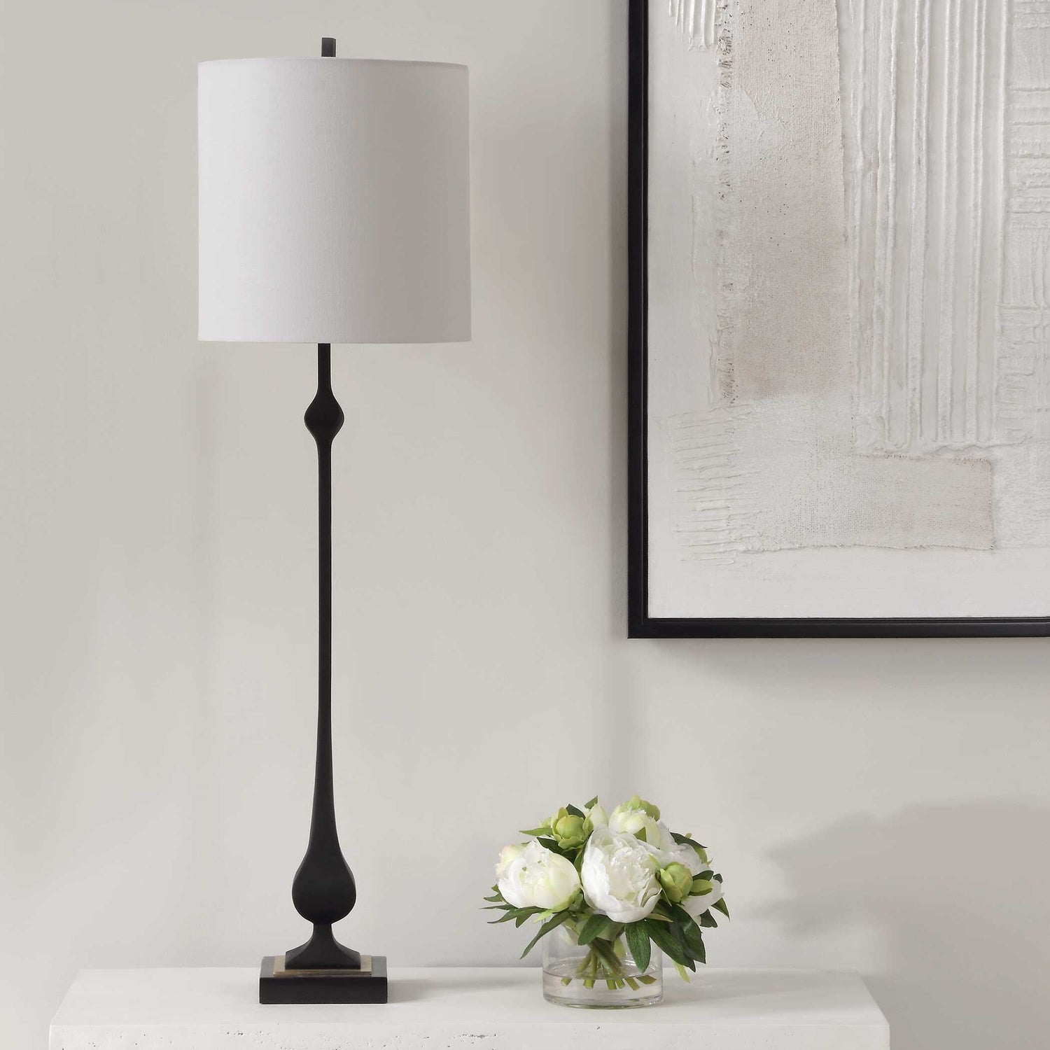 UTTERMOST, HIGHTOWER BUFFET LAMP, TABLE LAMPS