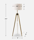 UTTERMOST, ANCHORAGE TRI-POD FLOOR LAMP, FLOOR LAMP