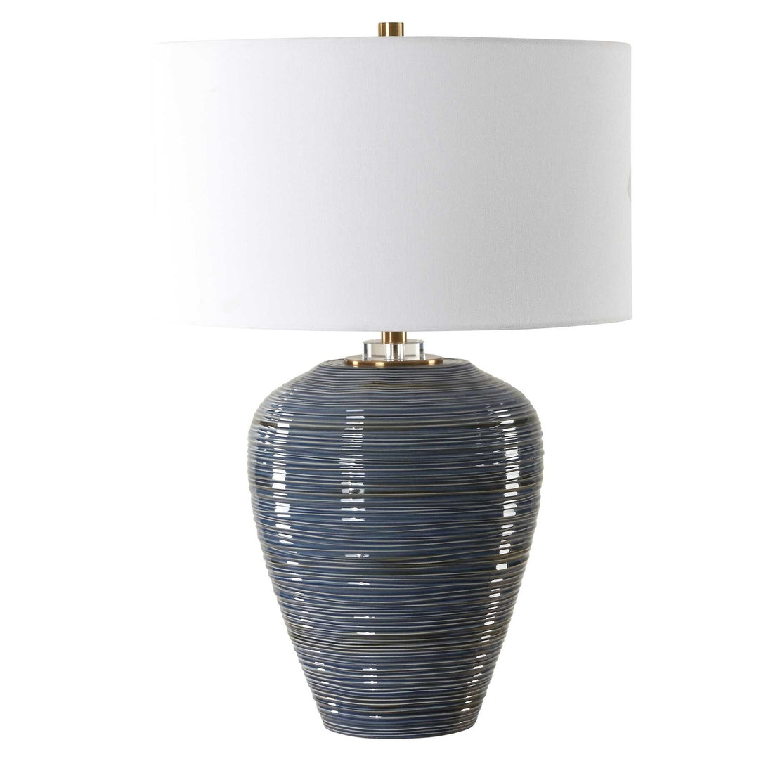 UTTERMOST, Moher Glossy Table Lamp, TABLE LAMPS