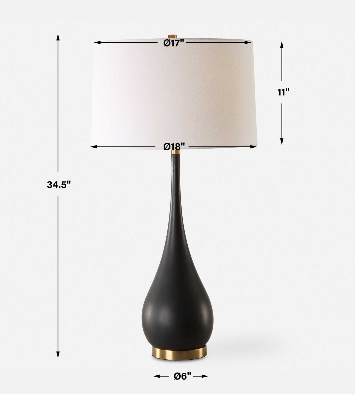 UTTERMOST, NOCTURNAL TABLE LAMP, TABLE LAMPS
