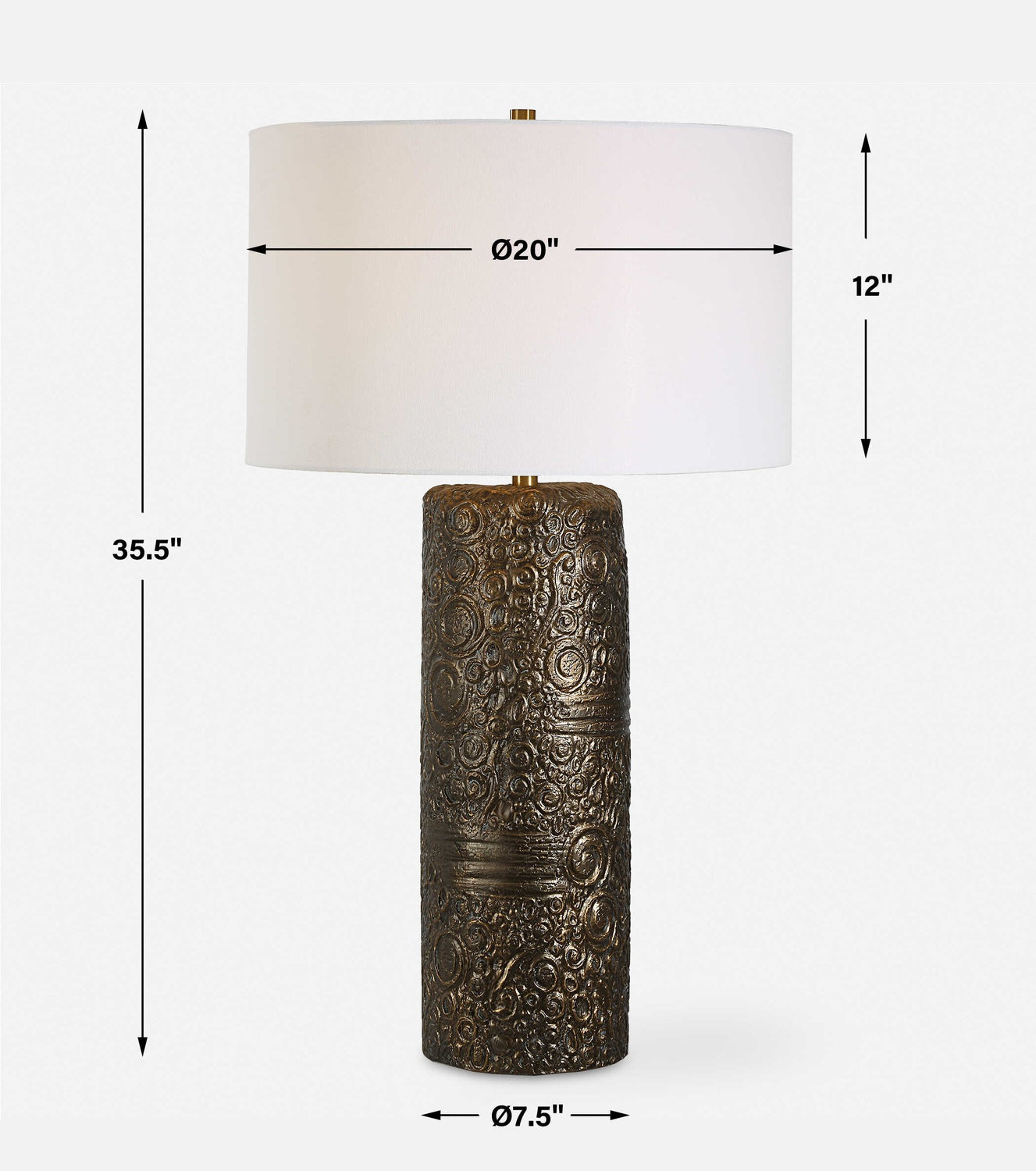 UTTERMOST, MALAGA TABLE LAMP, TABLE LAMPS