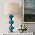 UTTERMOST, PALAWAN GLAZE TABLE LAMP, TABLE LAMPS