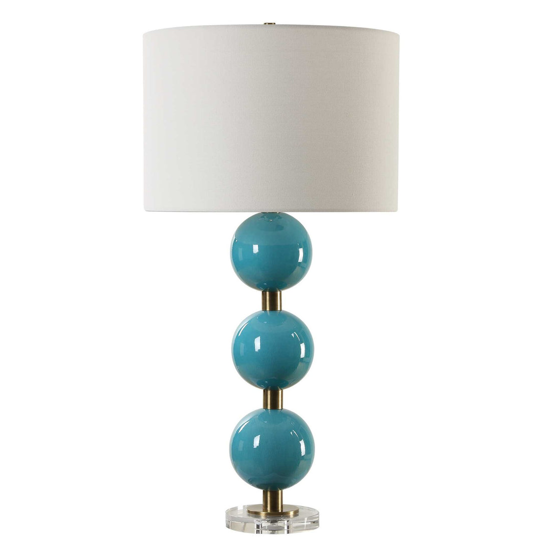 UTTERMOST, Palawan Glaze Table Lamp, TABLE LAMPS