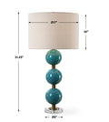 UTTERMOST, Palawan Glaze Table Lamp, TABLE LAMPS