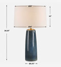 UTTERMOST, SUBMERGED DEEP TABLE LAMP, TABLE LAMPS