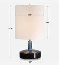 UTTERMOST, ABYSS TABLE LAMP, TABLE LAMPS