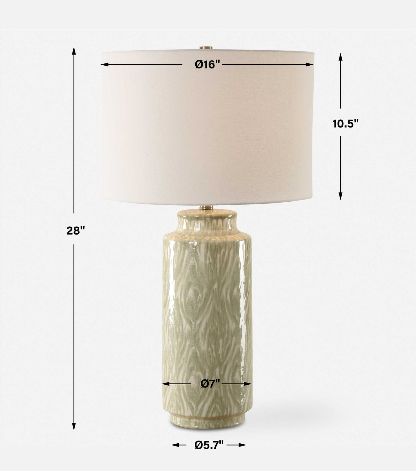 UTTERMOST, LAUREL SAGE TABLE LAMP, TABLE LAMPS