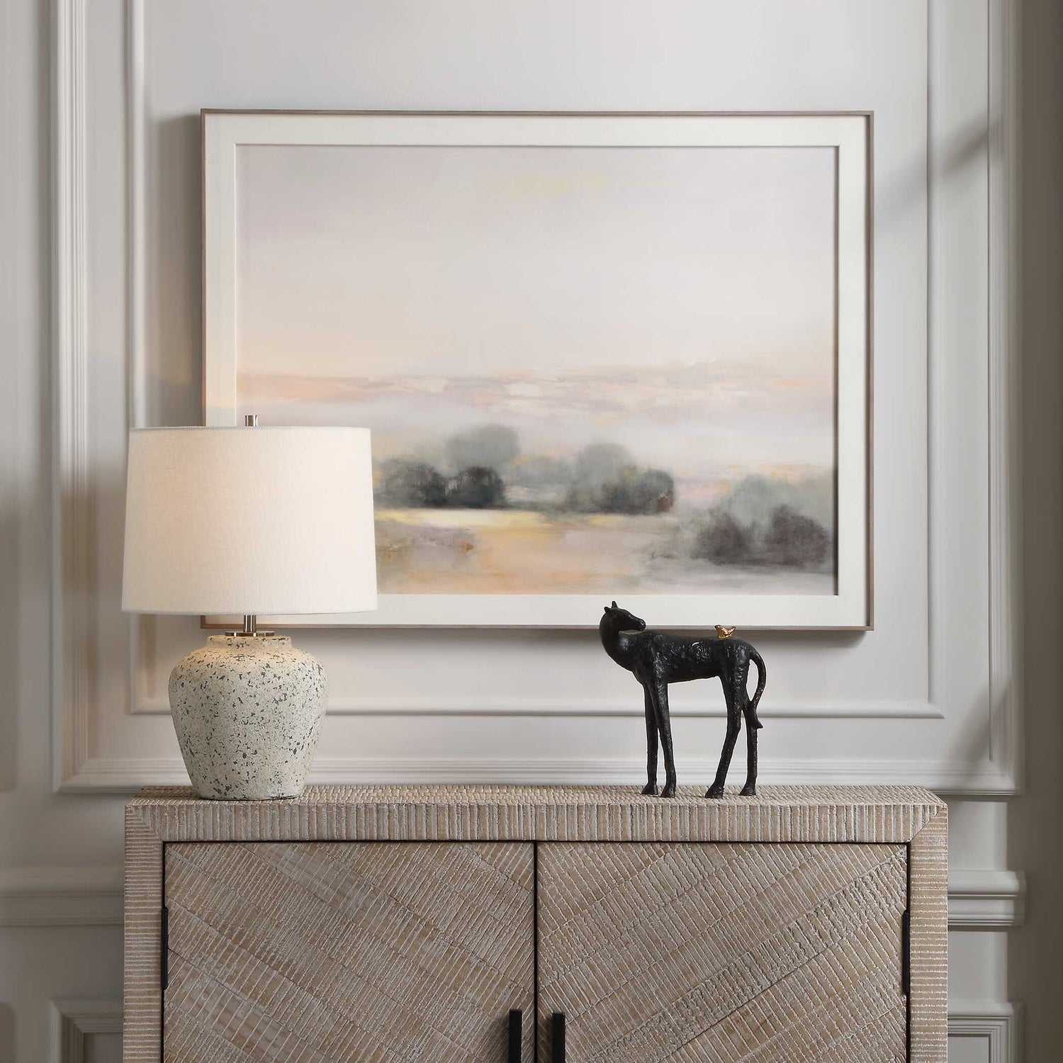 UTTERMOST, RUPTURE AGED TABLE LAMP, TABLE LAMPS