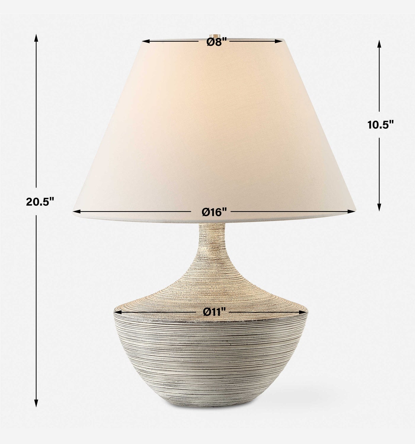 UTTERMOST, CARAFE TABLE LAMP, TABLE LAMPS
