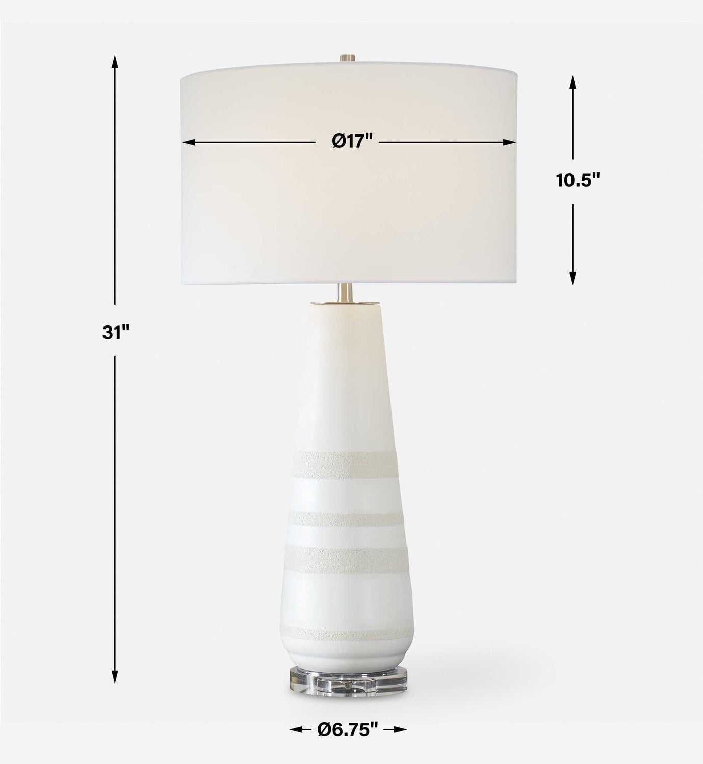 UTTERMOST, Santino Crackled Table Lamp, TABLE LAMPS