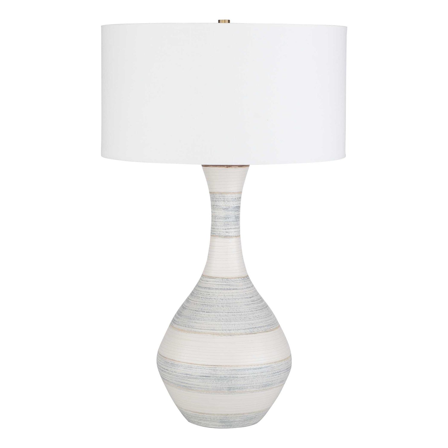 UTTERMOST, POTTER STRIPED TABLE LAMP, TABLE LAMPS