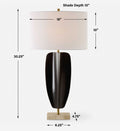 UTTERMOST, KURE TABLE LAMP, TABLE LAMPS