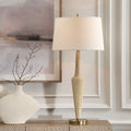 UTTERMOST, JULIET TRAVERTINE TABLE LAMP, TABLE LAMPS