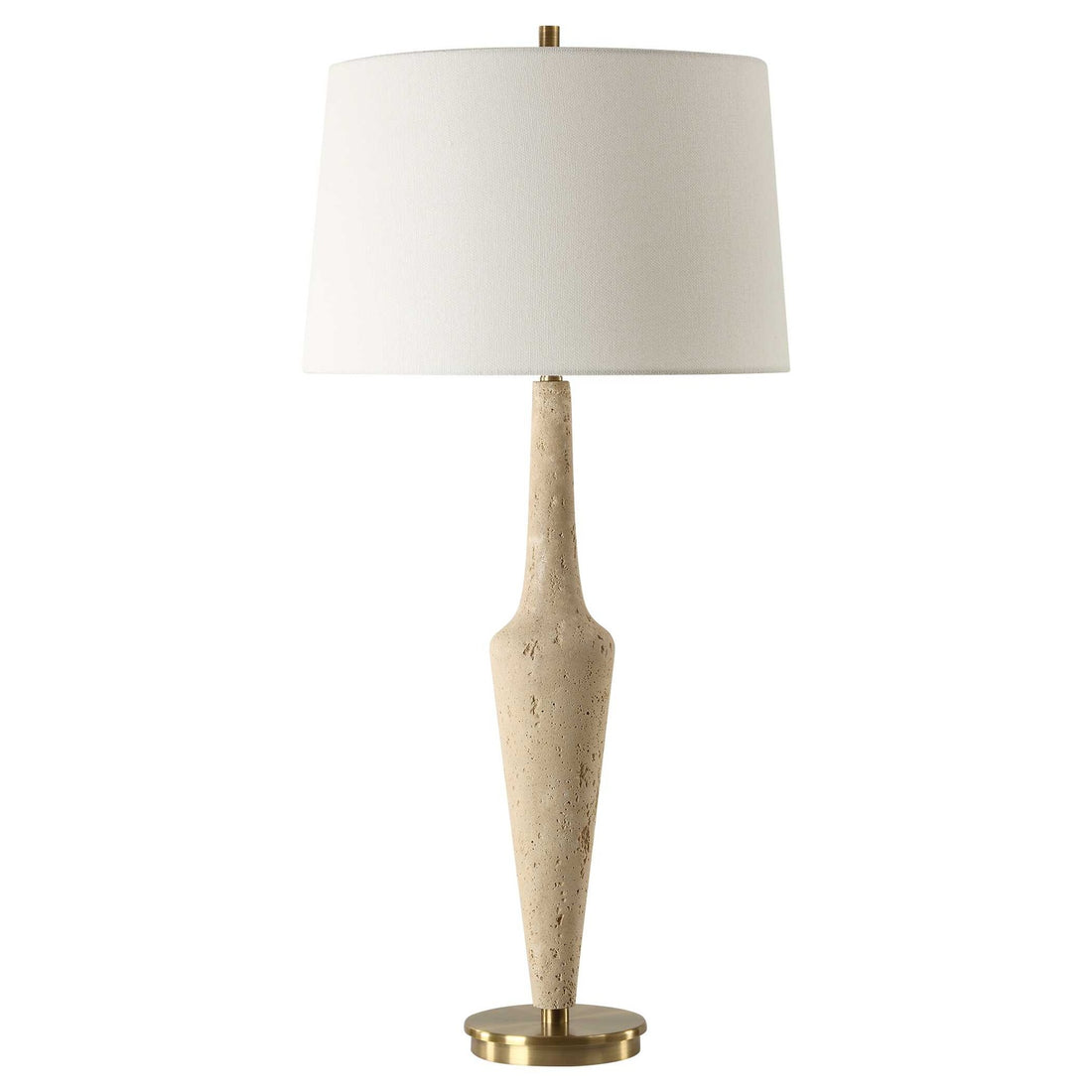 UTTERMOST, JULIET TRAVERTINE TABLE LAMP, TABLE LAMPS