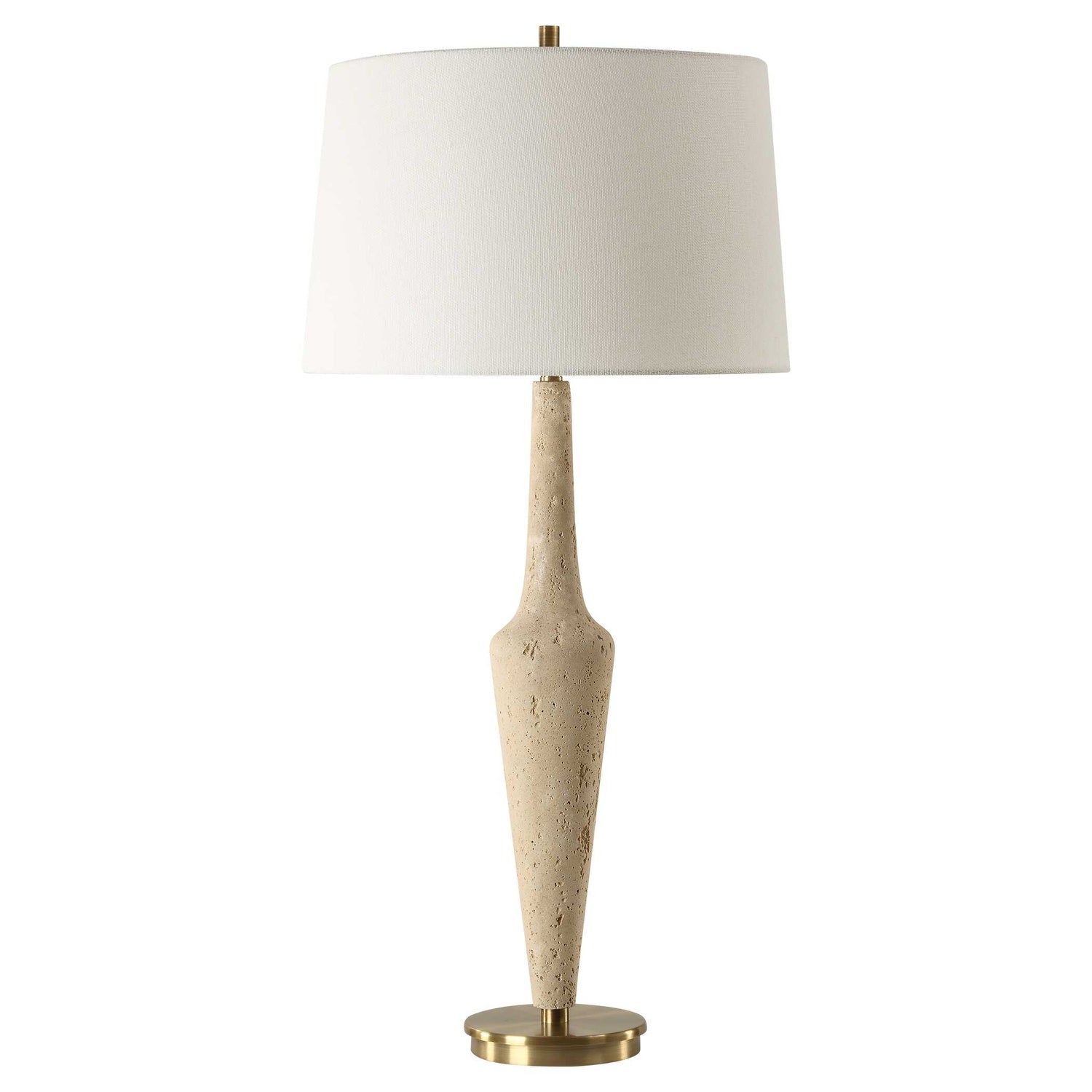 UTTERMOST, JULIET TRAVERTINE TABLE LAMP, TABLE LAMPS