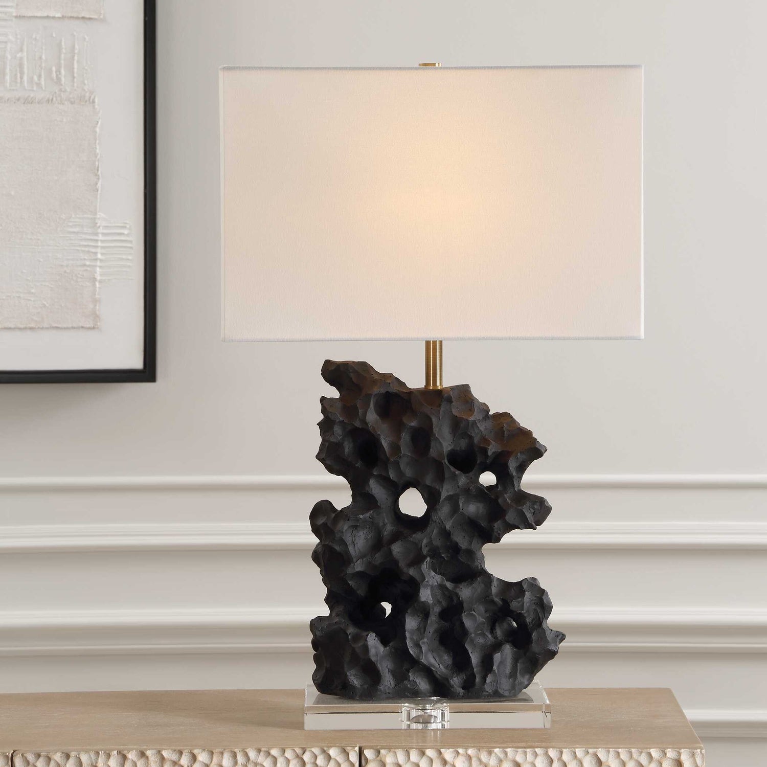 UTTERMOST, Basalt Table Lamp, TABLE LAMPS