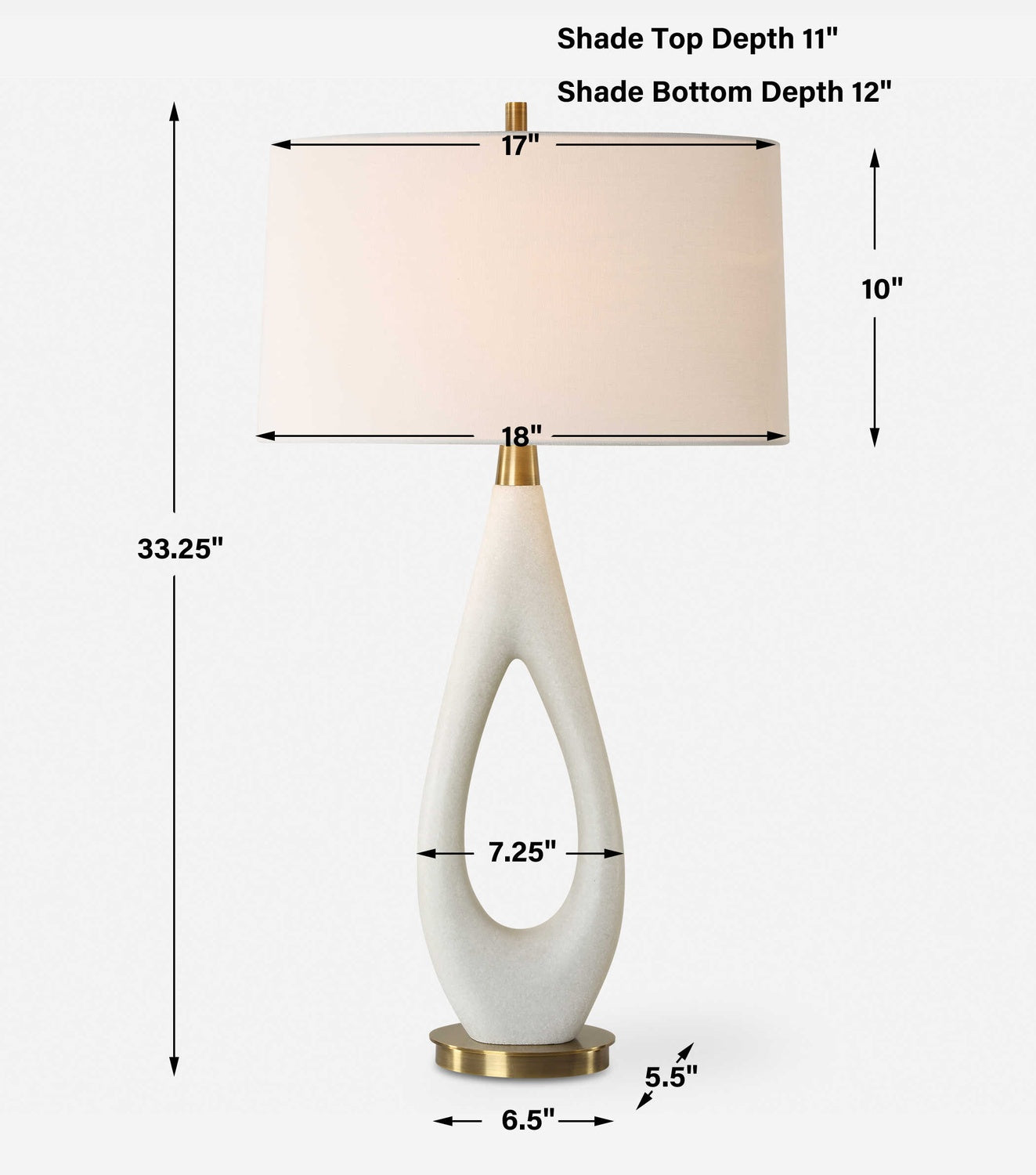 UTTERMOST, PROMENADE TABLE LAMP, TABLE LAMPS