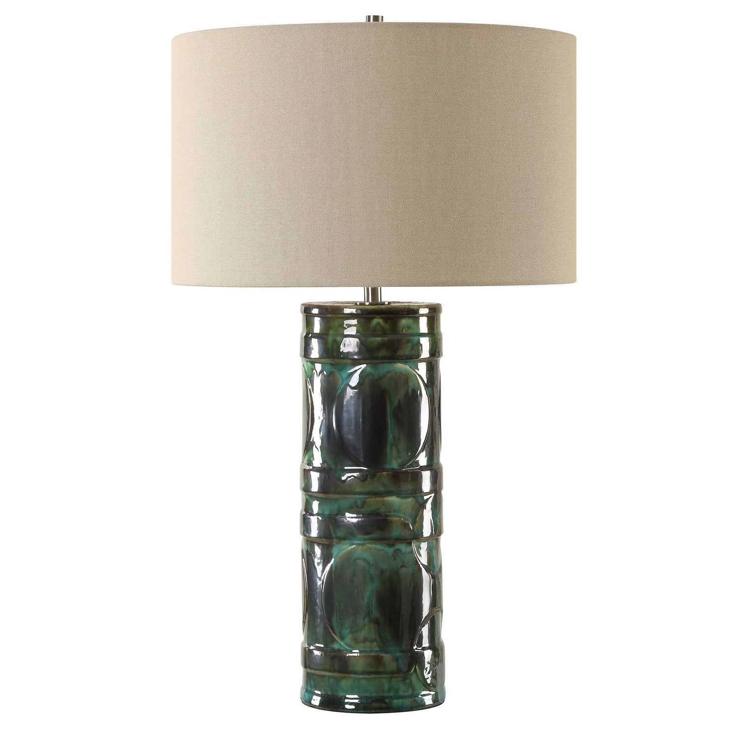 UTTERMOST, LOCH GLAZE TABLE LAMP, TABLE LAMPS