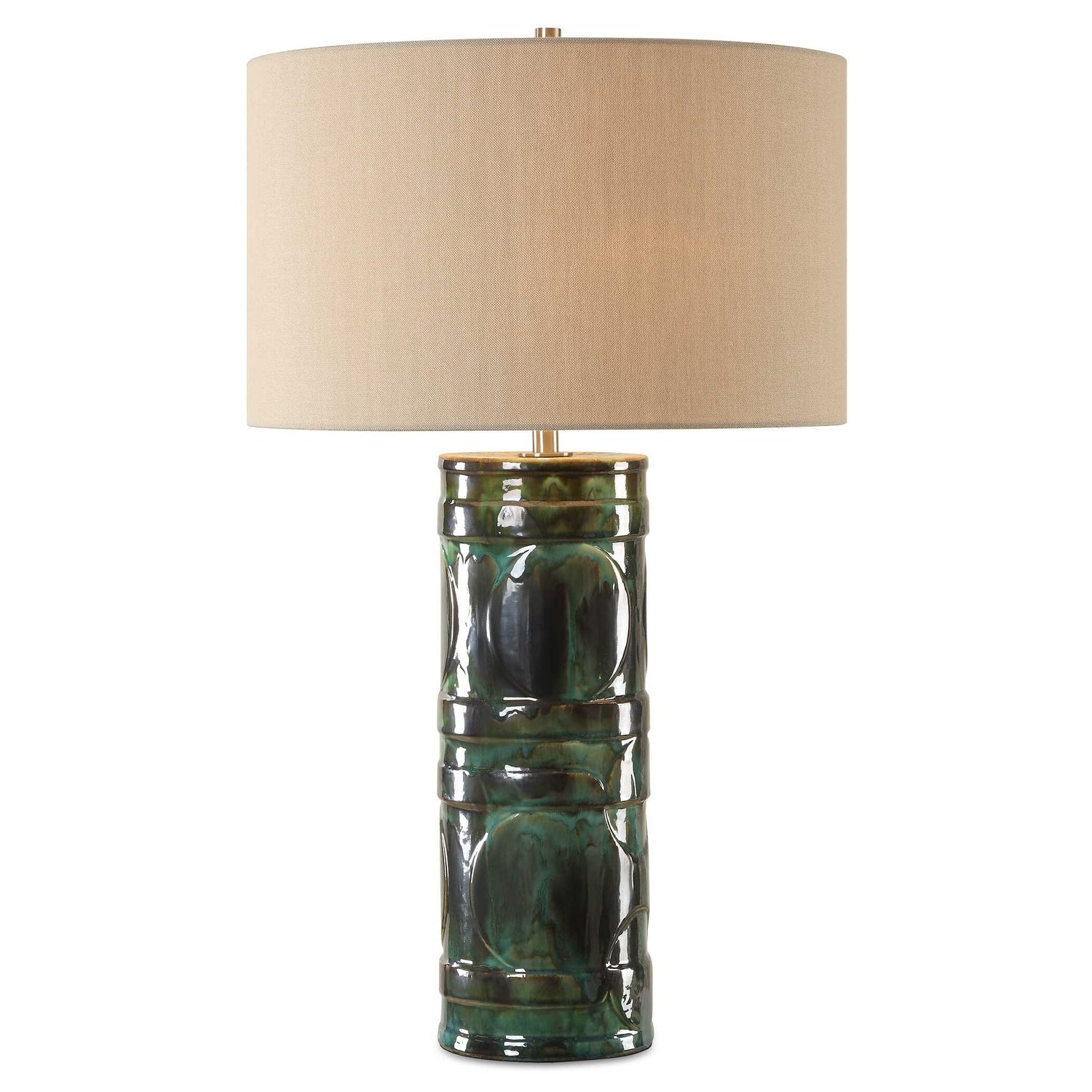 UTTERMOST, Loch Glaze Table Lamp, TABLE LAMPS