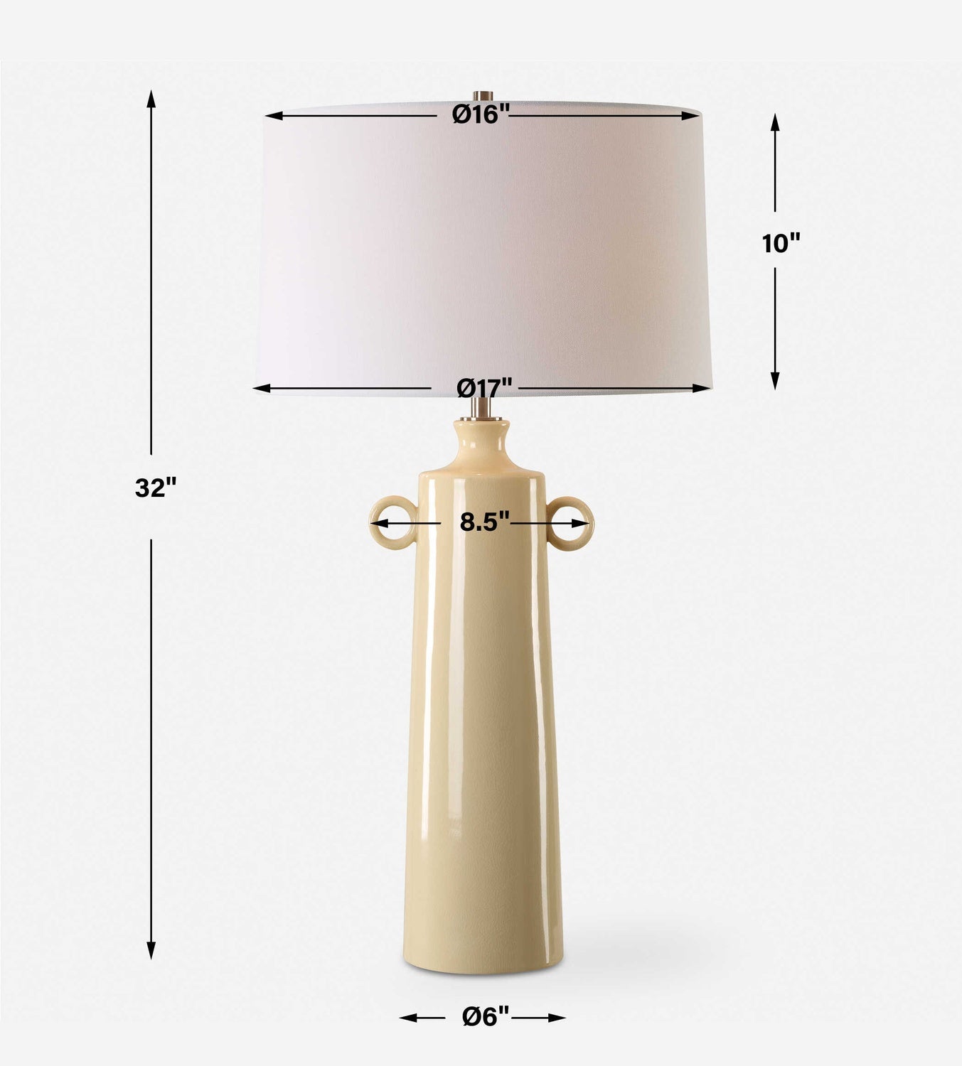 UTTERMOST, FLORERO TABLE LAMP, TABLE LAMPS