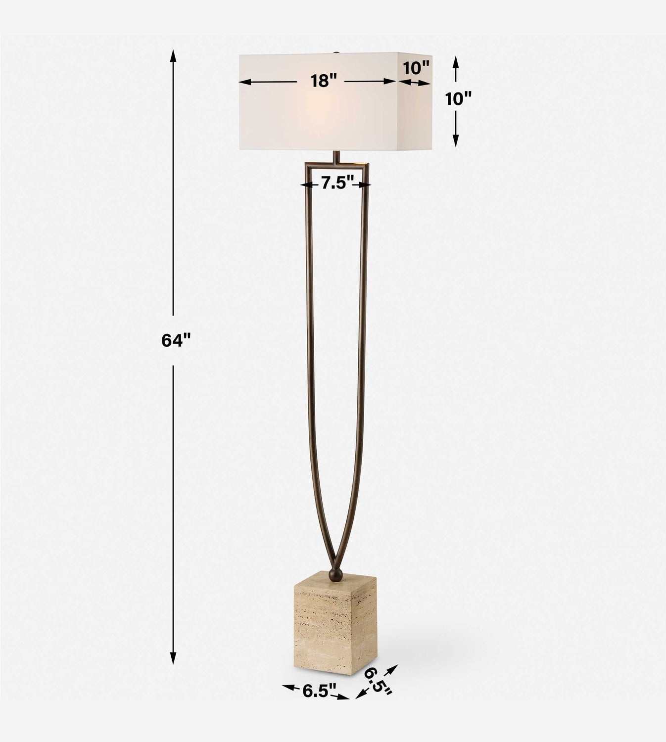 UTTERMOST, FORK, FLOOR LAMP