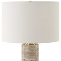 UTTERMOST, CORTADO TRAVERTINE TABLE LAMP, TABLE LAMPS