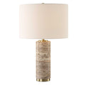 UTTERMOST, CORTADO TRAVERTINE TABLE LAMP, TABLE LAMPS