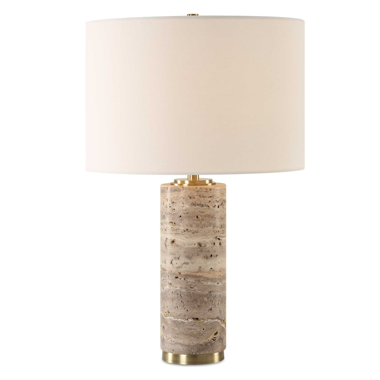 UTTERMOST, CORTADO TRAVERTINE TABLE LAMP, TABLE LAMPS