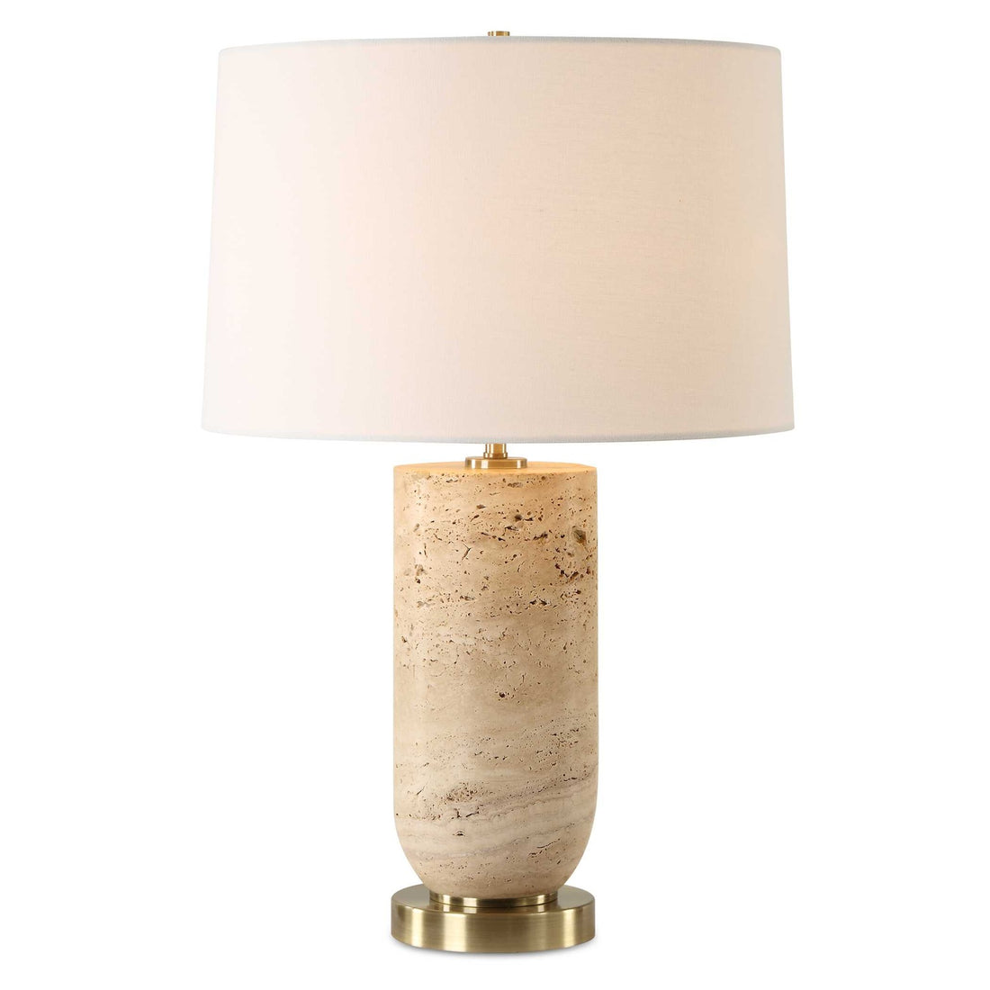 UTTERMOST, Aubrey Travertine Table Lamp, TABLE LAMPS