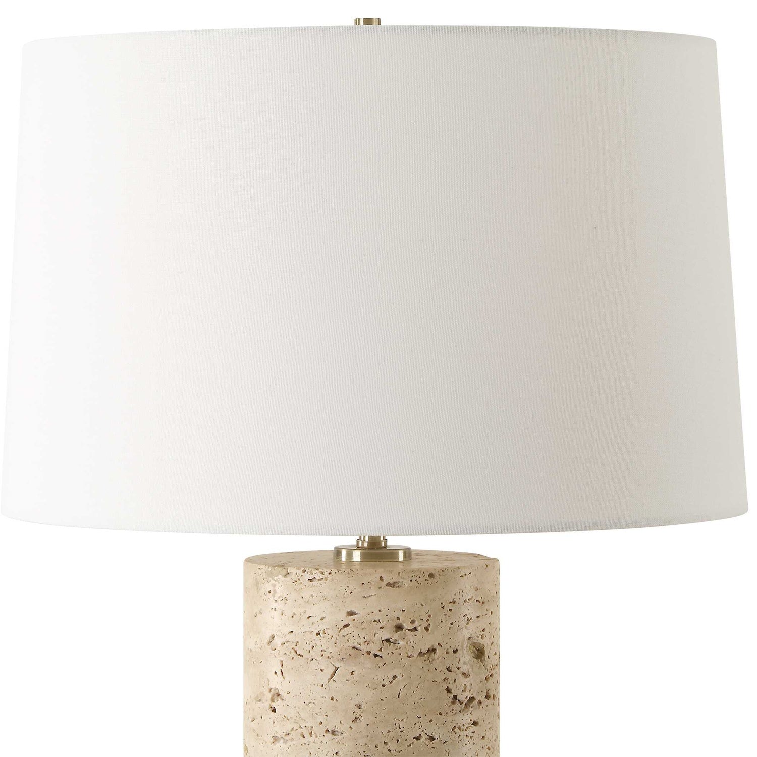 UTTERMOST, AUBREY TRAVERTINE TABLE LAMP, TABLE LAMPS