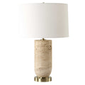 UTTERMOST, Aubrey Travertine Table Lamp, TABLE LAMPS