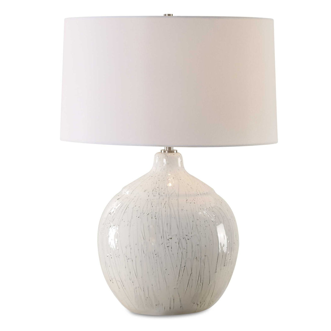 UTTERMOST, Dribble Glaze Table Lamp, TABLE LAMPS