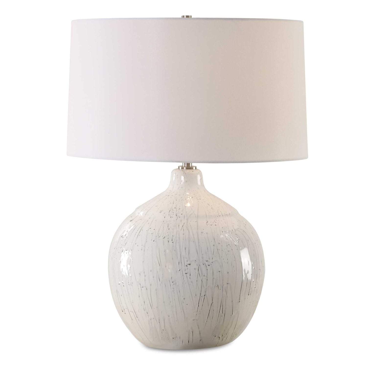 UTTERMOST, Dribble Glaze Table Lamp, TABLE LAMPS