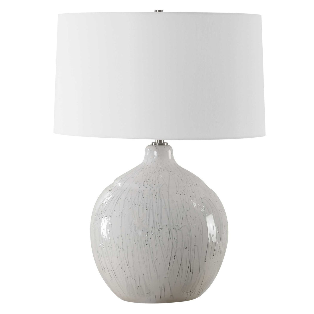 UTTERMOST, DRIBBLE GLAZE TABLE LAMP, TABLE LAMPS