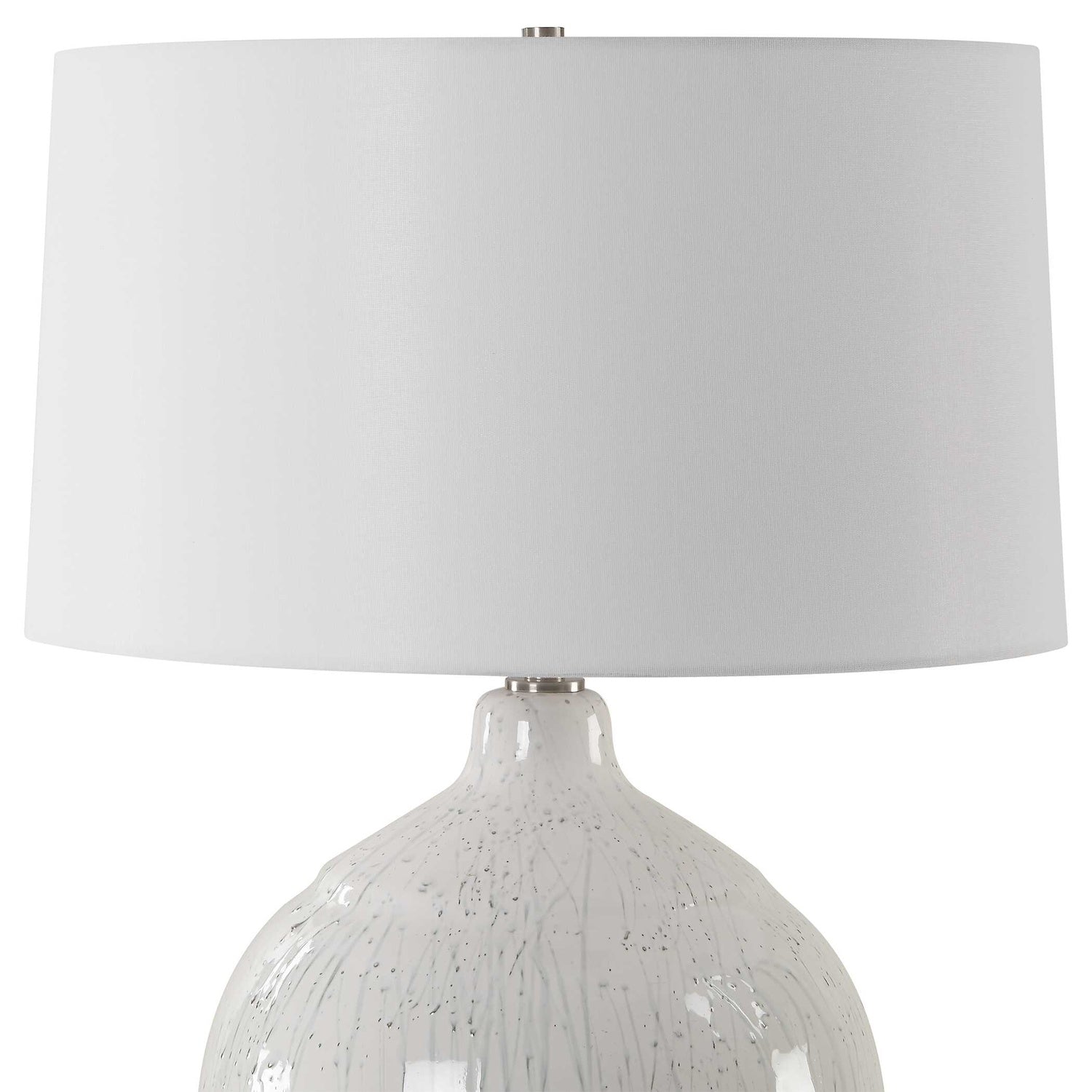 UTTERMOST, DRIBBLE GLAZE TABLE LAMP, TABLE LAMPS