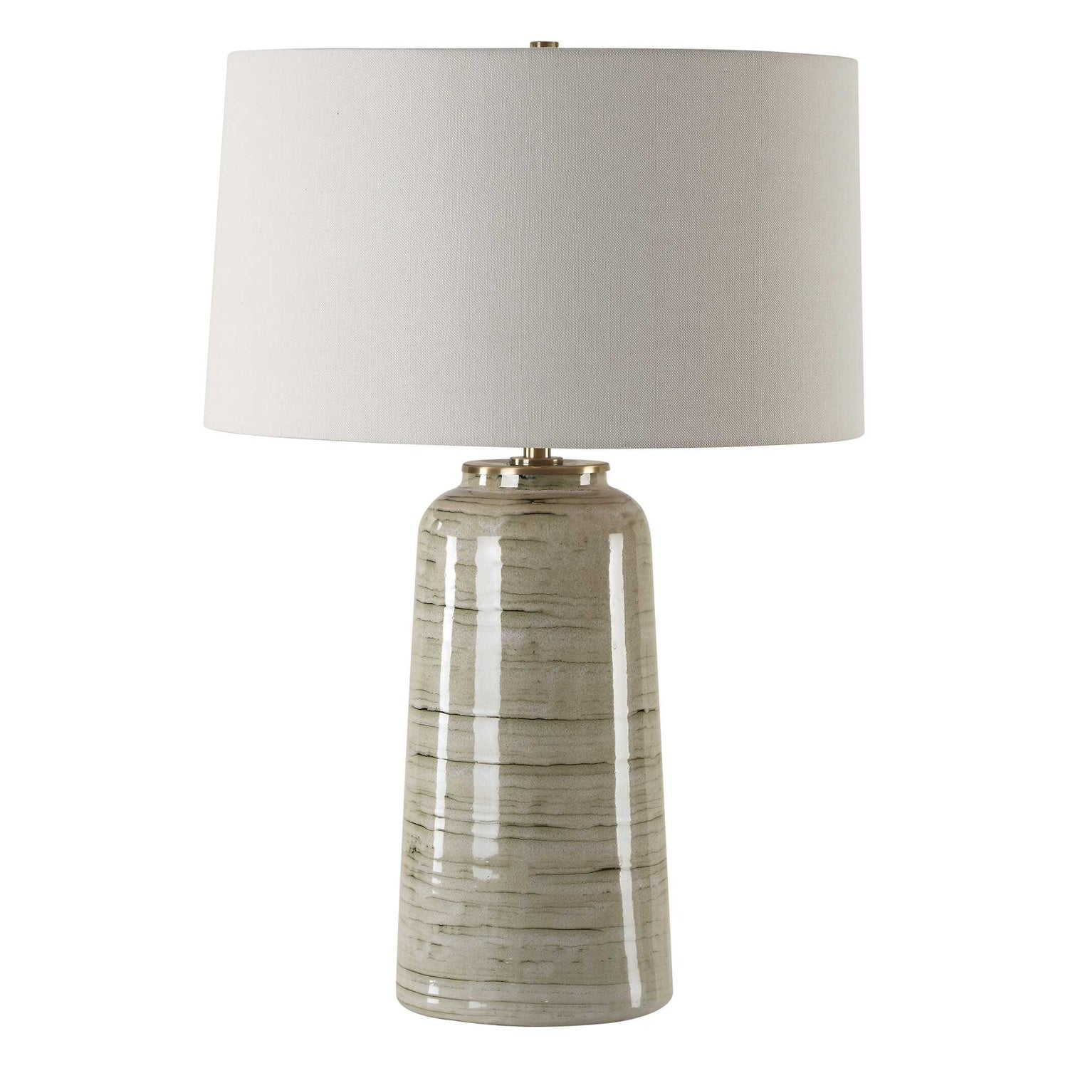 UTTERMOST, STRATA GLAZE TABLE LAMP, TABLE LAMPS