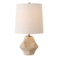 UTTERMOST, Indent Travertine Accent Lamp, TABLE LAMPS