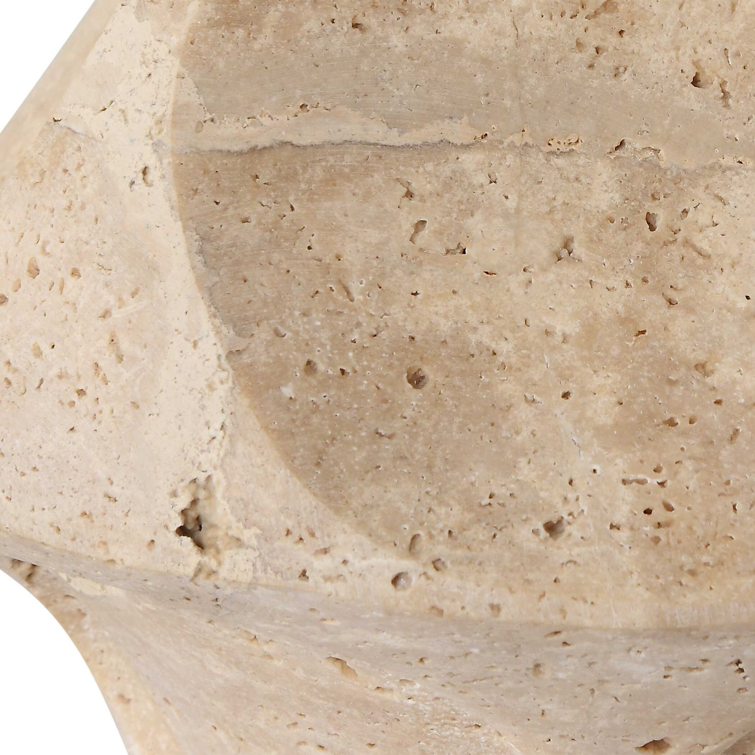 UTTERMOST, Indent Travertine Accent Lamp, TABLE LAMPS