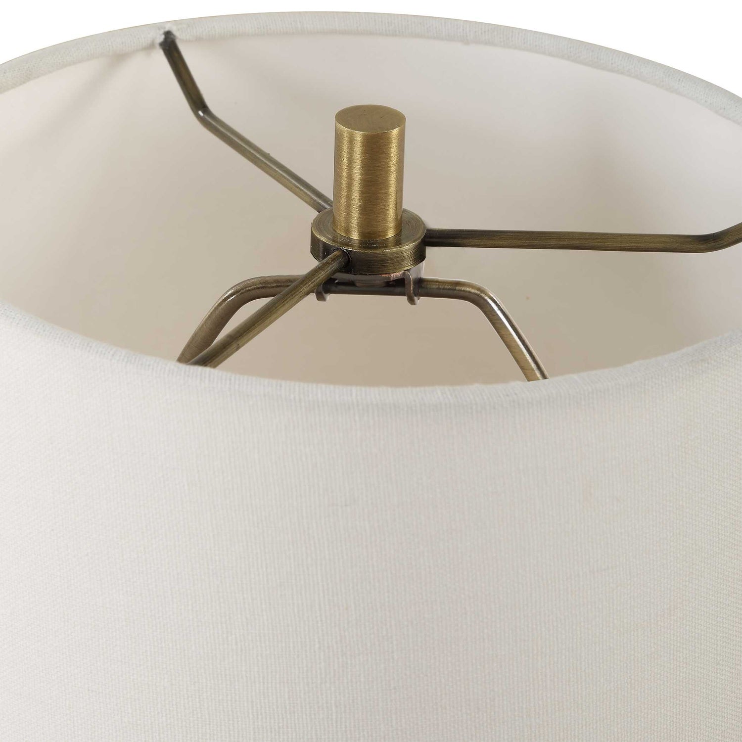 UTTERMOST, INDENT TRAVERTINE ACCENT LAMP, TABLE LAMPS