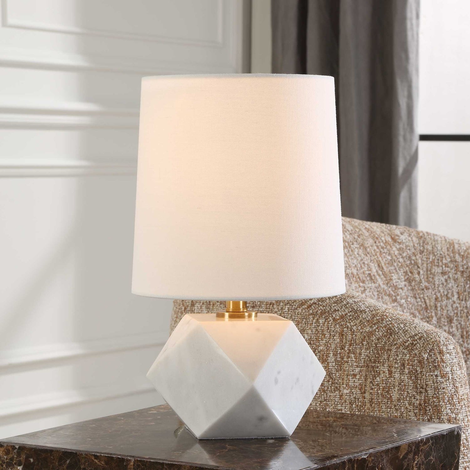 UTTERMOST, A Cut Above Table Lamp, TABLE LAMPS